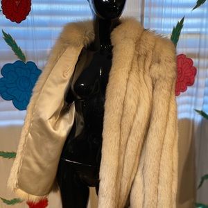 Blue Fox fur coat by Topaz Furs, 100% genuine
